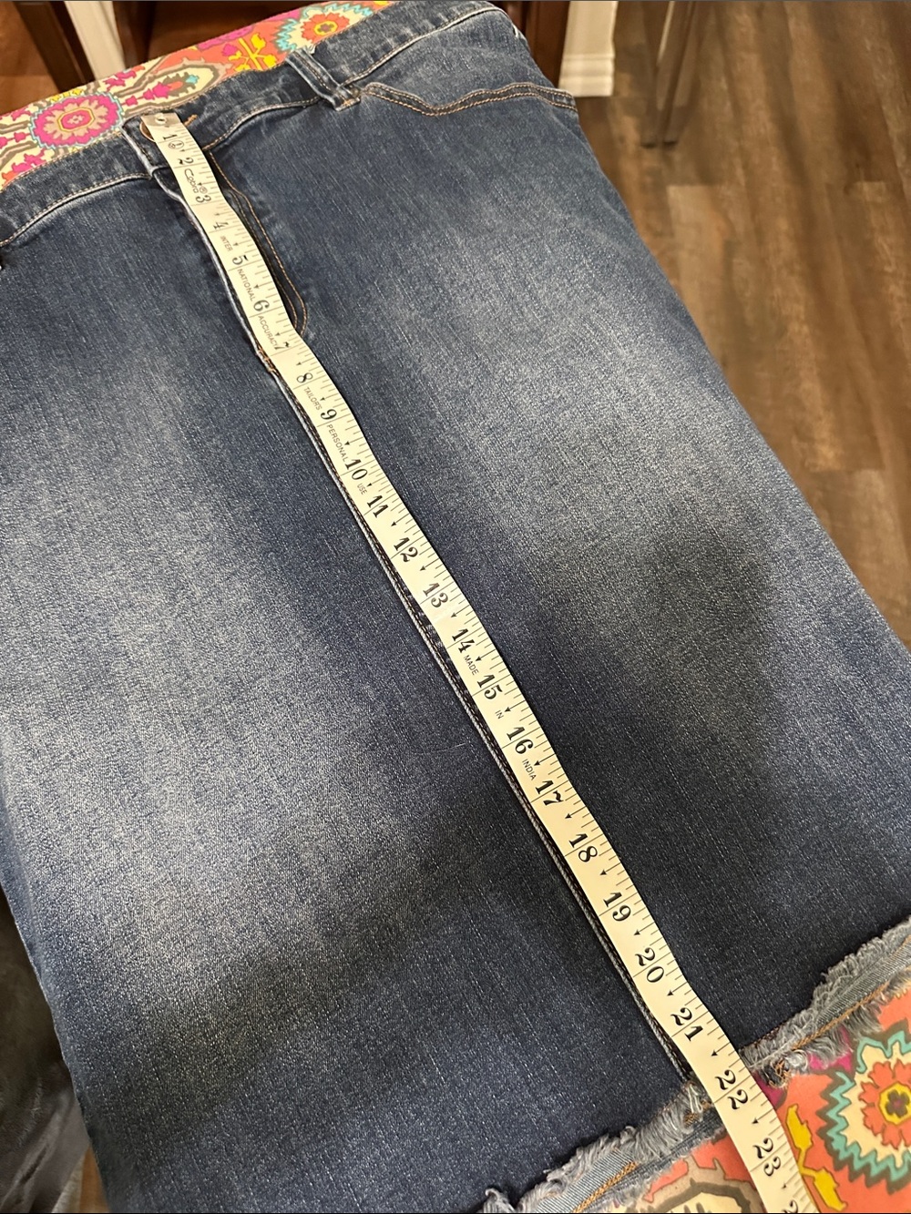 Lane Bryant Stretch Blue Denim Skirt 20W - Picture 14 of 14